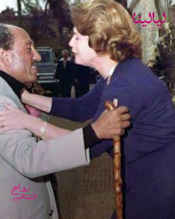زواج المشاهير- السيدة جيهن والرئيس الراحل محمد أنور السادات