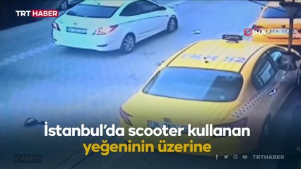 Şaka yapmak isterken yeğenine çarptı