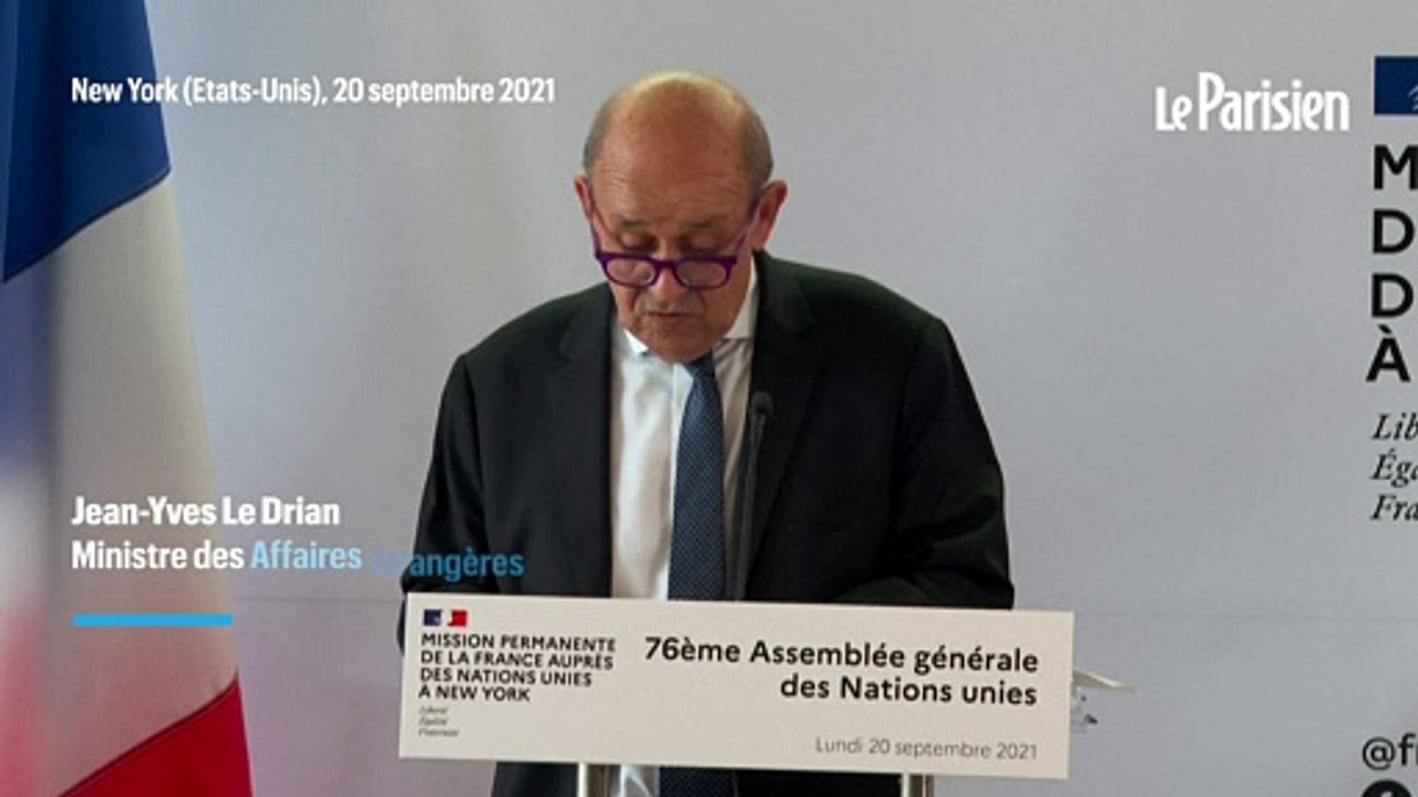 Crise des sous-marins : Le Drian dénonce à nouveau un «défaut de concertation» de Washington