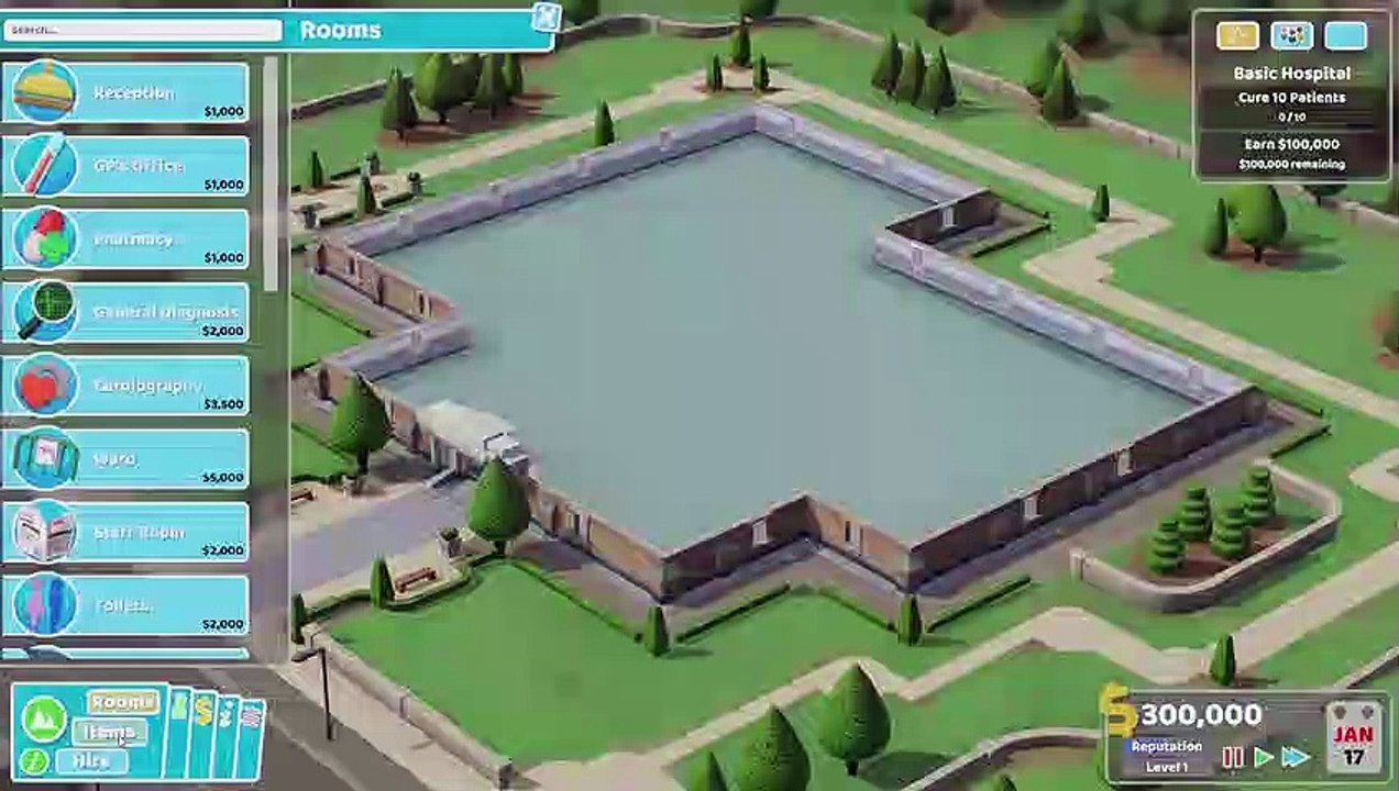 Primer vídeo gameplay de Two Point Hospital