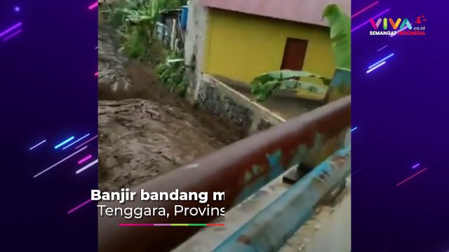 Banjir Bandang Minahasa Tenggelamkan Puluhan Rumah Warga