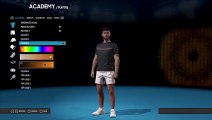AO International Tennis muestra en vídeo su editor de jugadores