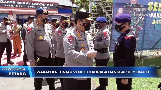 Wakapolri Tinjau Venue Hanggar PON XX Papua