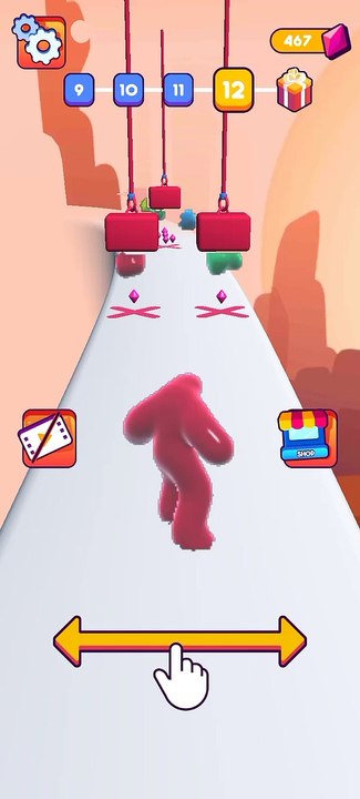 Blob runner gameplay level-12