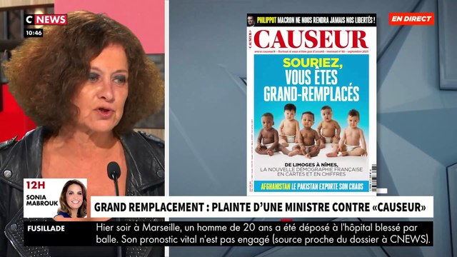 Très grosses tensions ce matin dans Morandini Live autour de la Une de Causeur sur le grand remplacement: Si vous ne me laissez pas parler, je me casse ! (Elisabeth Lévy)