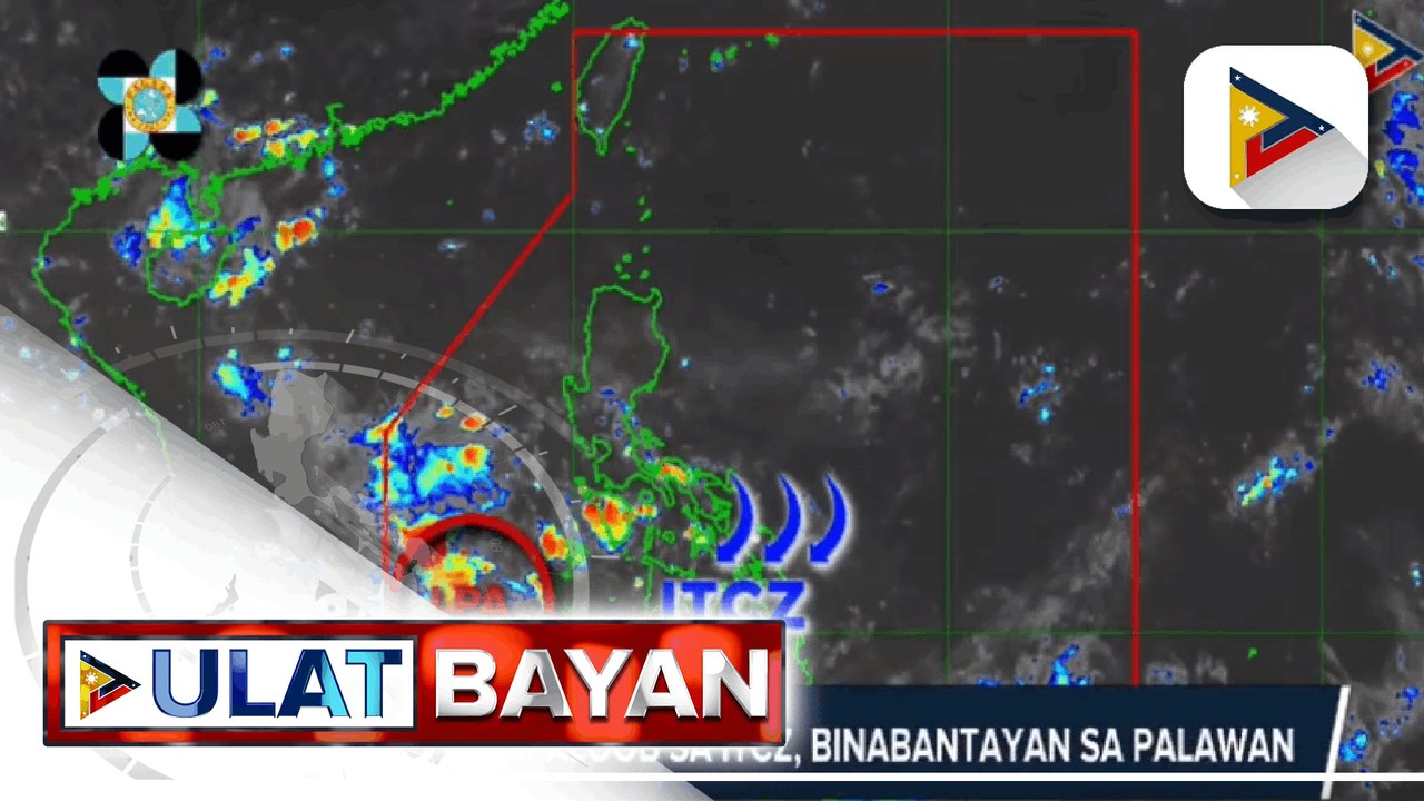 LPA na nakapaloob sa ITCZ sa Palawan, magpapaulan sa malaking bahagi ng bansa