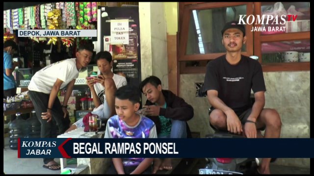 Begal di Depok Rampas Ponsel