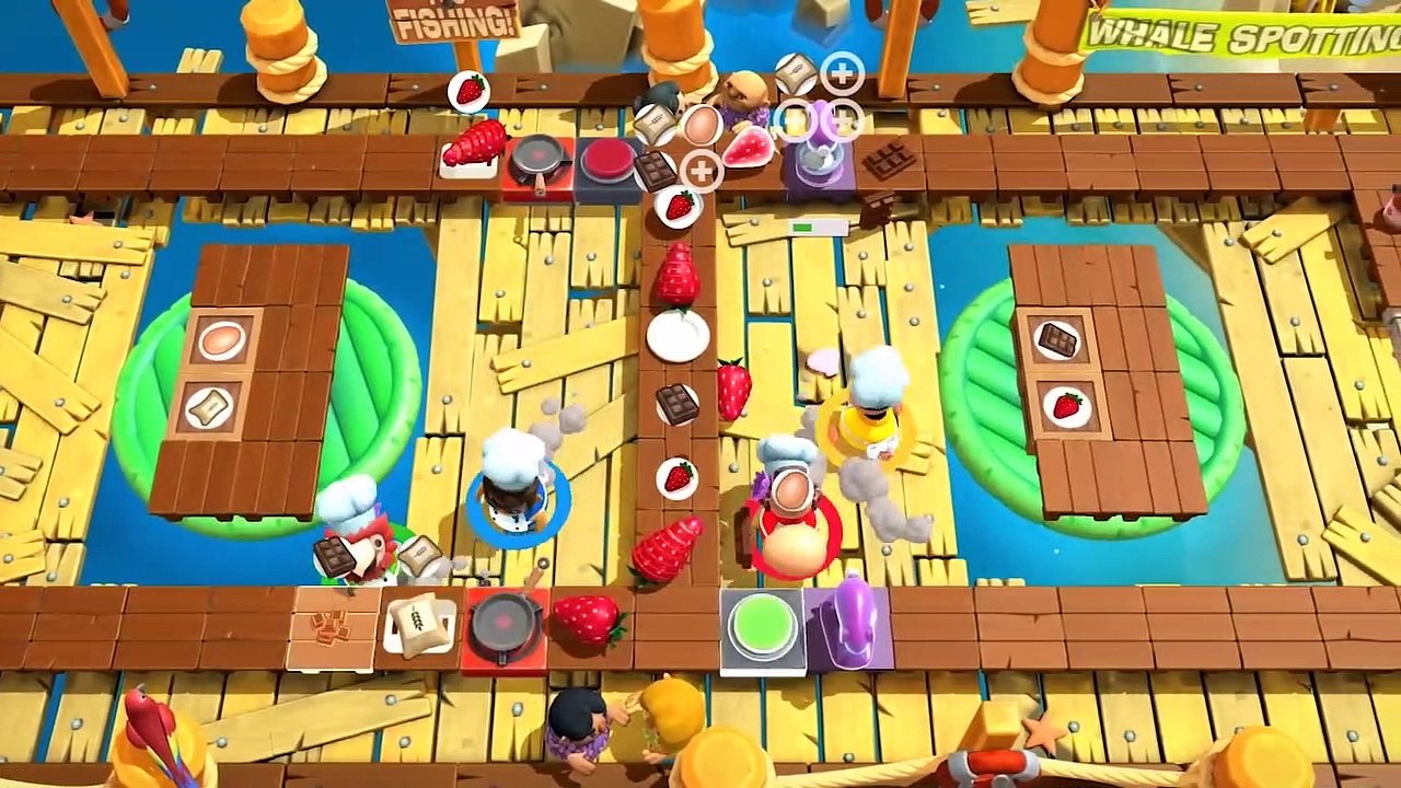 Ya disponible el DLC de Overcooked! 2: Surf 'n' Turf