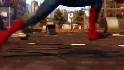 Скачать видео: Todos los trajes de Spider-Man en una sola secuencia de acción