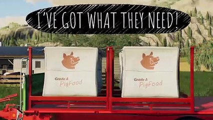 Cuidado animal. Tráiler de Farming Simulator 19