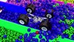 Monster Racing Cars Color Change Gameplay 3D Animation Videos _ Car Parking Games