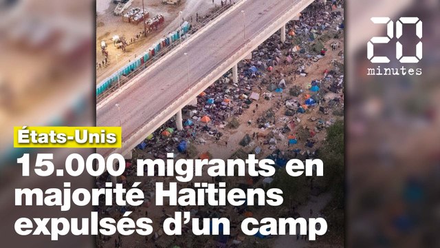 15.000 migrants, en majorité Haïtiens, entassés sous un pont au Texas
