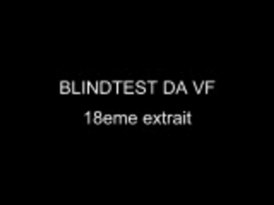 BLIND TEST DA VF