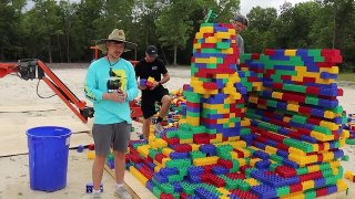 Mr Beast  Built The World's Largest Lego Tower