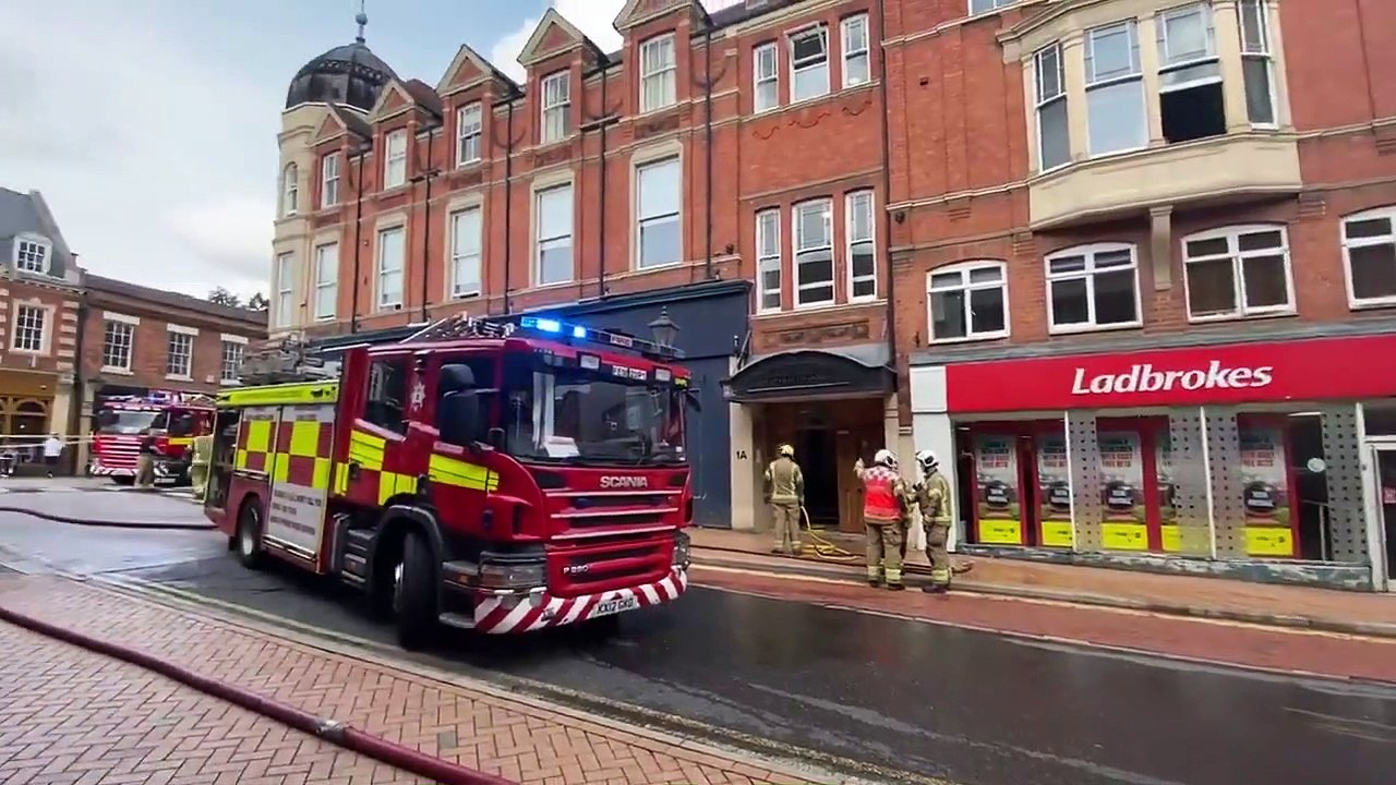 Fire in Wellingborough town centre