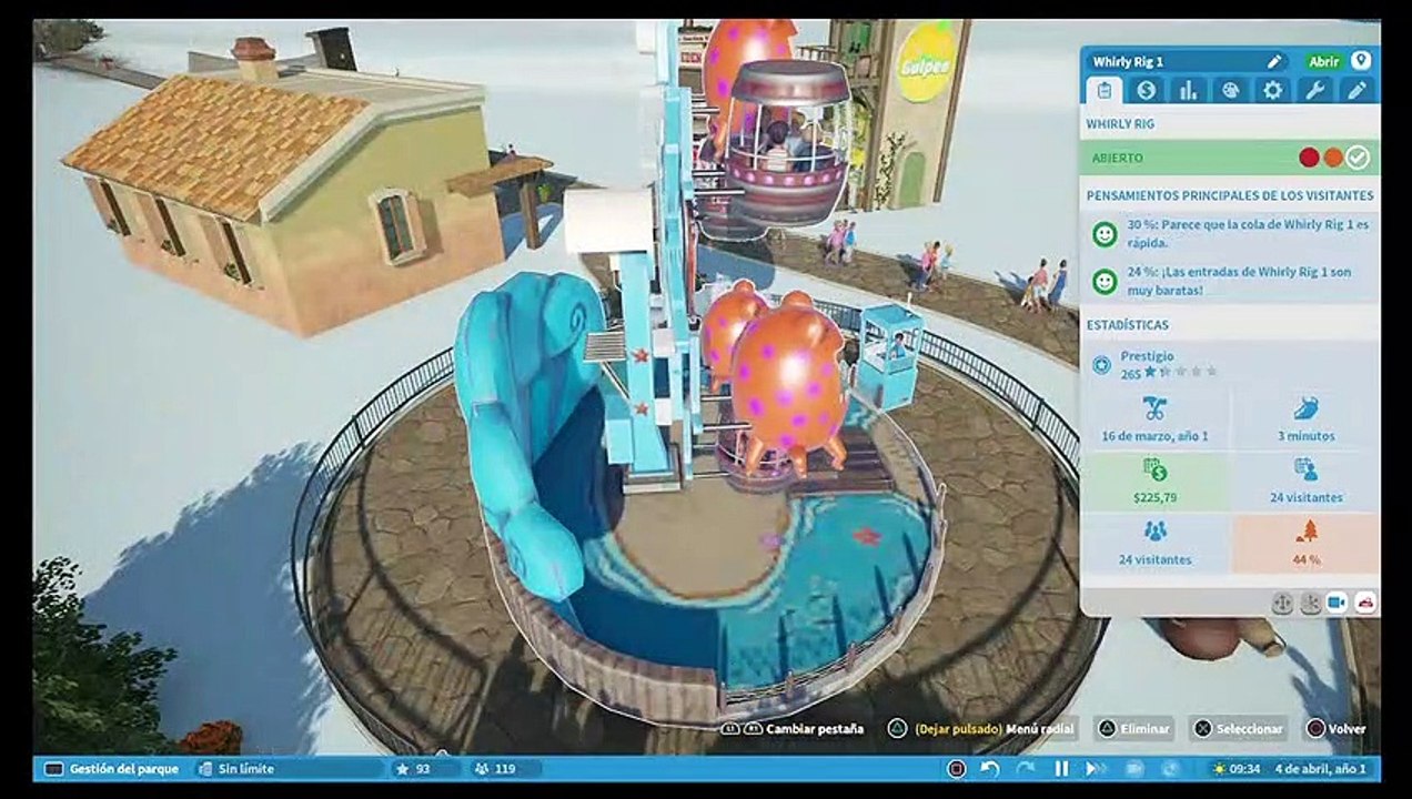 Empezamos a construir nuestro parque de atracciones con Planet Coaster en PS4