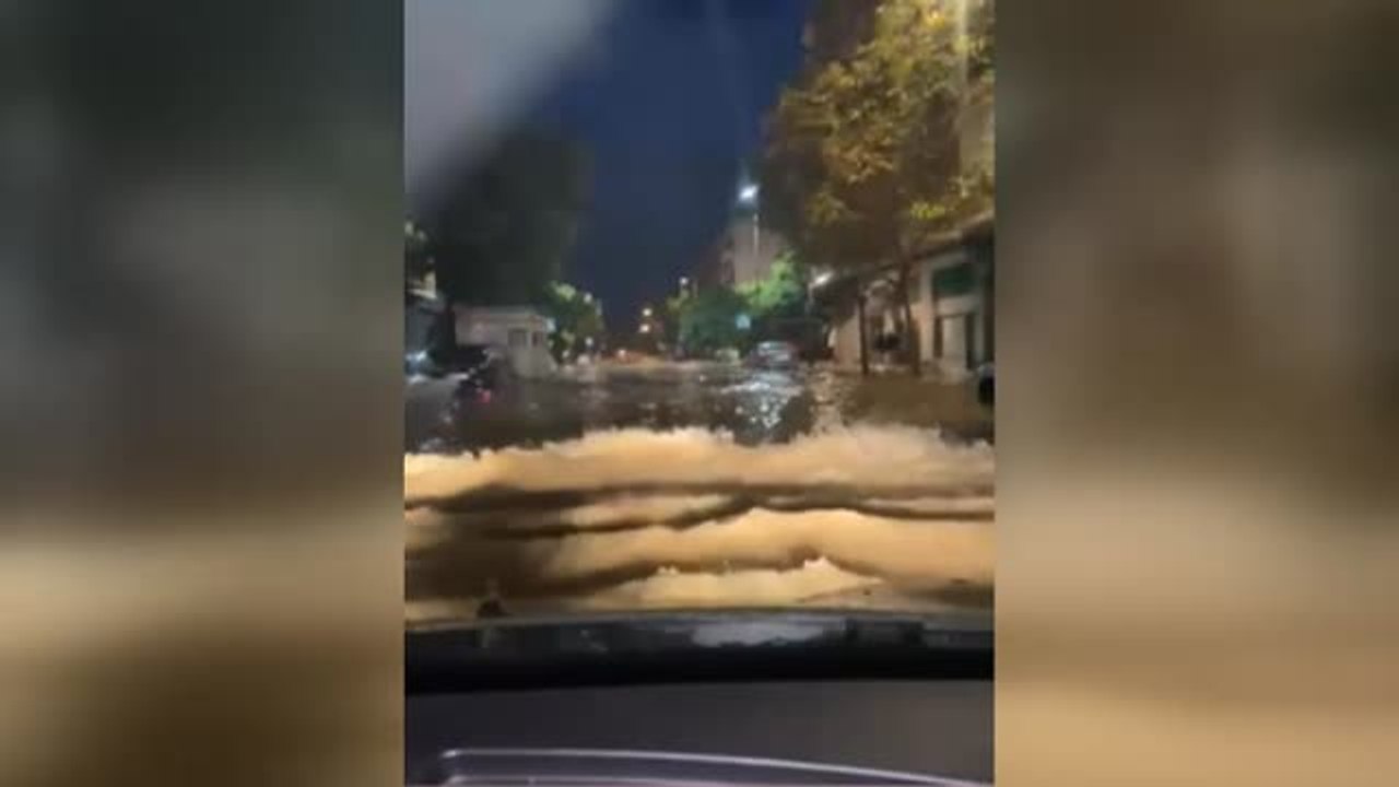 Las lluvias torrenciales provocan inundaciones en Murcia