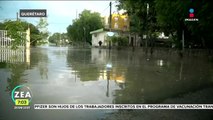 Desalojan a familias en San Juan del Río, Querétaro, por las inundaciones