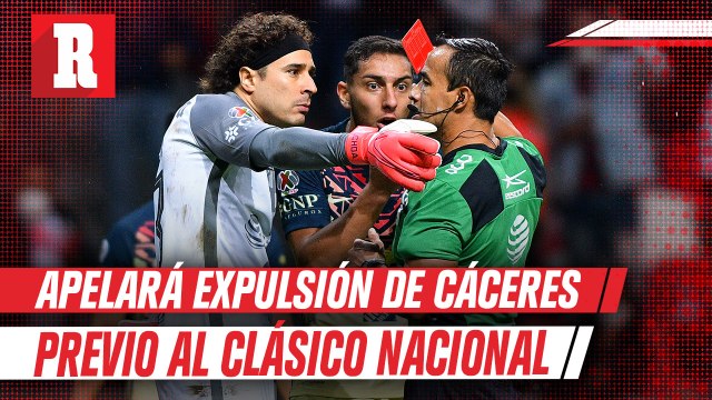 América apelará expulsión de Sebastián Cáceres previo al Clásico Nacional