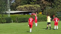 Das 2:0 für Rot-Weiß II gegen den TSV Nesselröden durch Jenny Schäfer