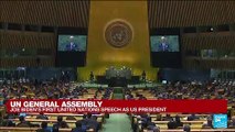 REPLAY - UN General Assembly: Joe Biden's first UN speech as US president