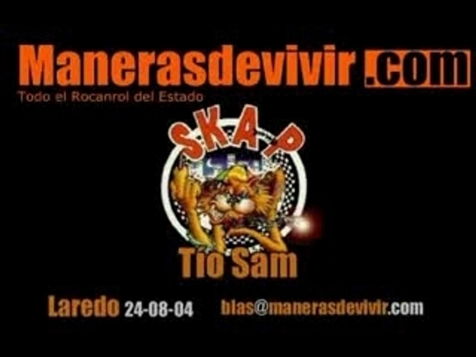 Video Ska-P - Tio Sam - Skap, Live, Ska, Bush -