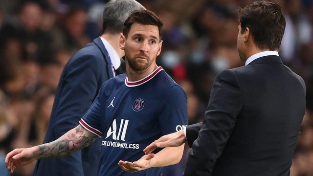PSG : «Nous avons vu que Leo vérifiait, regardait son genou….», confie Pochettino à propos de Messi