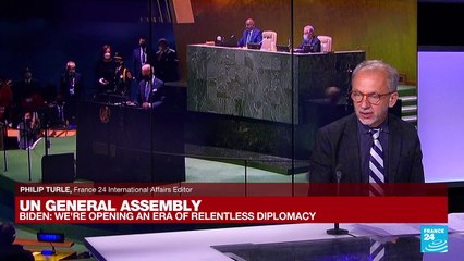 At UN, Biden promises era of 'relentless diplomacy' after military mistakes
