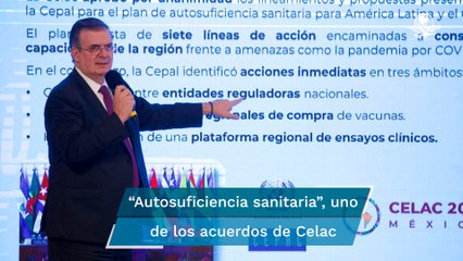 Se debe democratizar y ampliar producción de vacunas antiCovid en América Latina: Ebrard