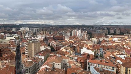 Time lapse torre de la Catedral de Valladolid