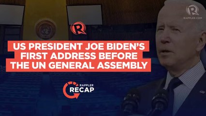 Tải video: Rappler Recap: US President Joe Biden’s first address before the UN General Assembly