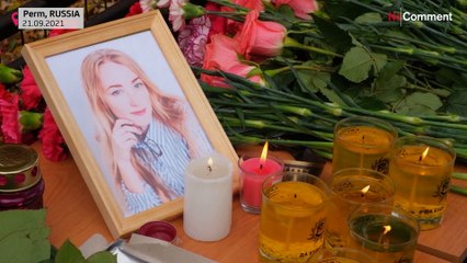 Perm: az egyetemi lövöldözés áldozataira emlékeztek