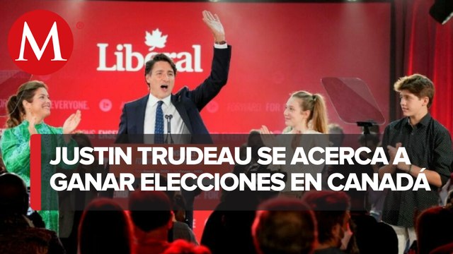Perfilan victoria de Trudeau en elecciones anticipadas en Canadá