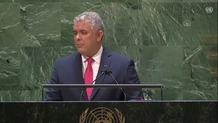 Kolombiya Devlet Başkanı Duque, BM Genel Kurulu'nda konuştu