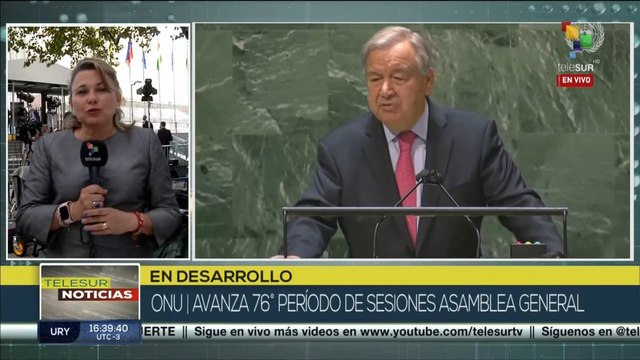 Avanzan debates del 76̊ período de sesiones de la Asamblea General de la ONU