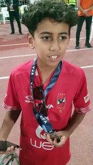 موسيماني يهد ميدالية وصيف السوبر المصري لطفل أهلاوي