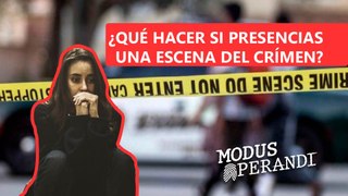 #Entrevista ¿Qué debes hacer en caso de estar en una «escena de un crimen?