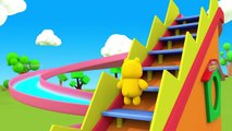 Learn Colors for Children _ Baby Boy Fun Play with Color Teddy Bears and Slider House Toy Set 3D Edu