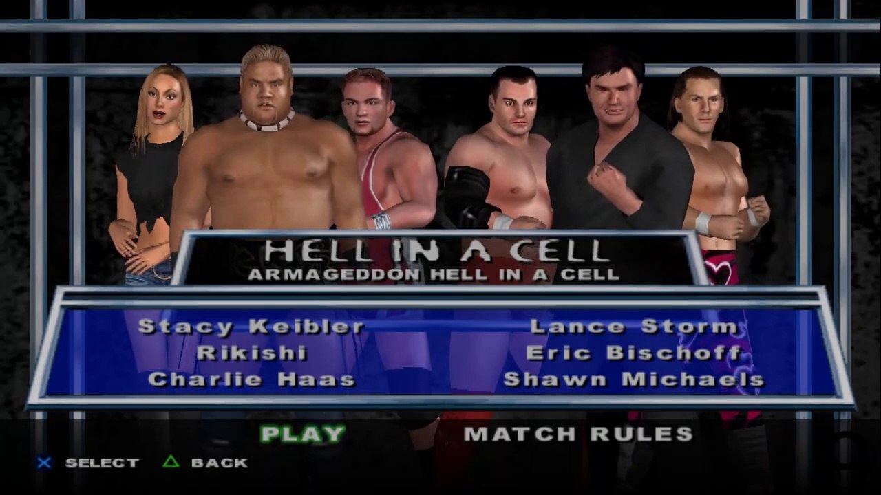HCTP Stacy Keibler vs Rikishi vs Charlie Haas vs Lance Storm vs Eric Bischoff vs Shawn Michaels