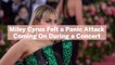 Miley Cyrus Felt a Panic Attack Coming On During a Concert—So She Talked About It With the Audience