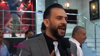 لقاء ليالينا مع الفنان كرم شعراني خلال العرض الخاص لفيلم الرحلة 17