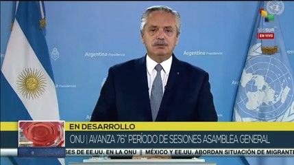 Alberto Fernández: Se impone trabajar en un esquema solidario