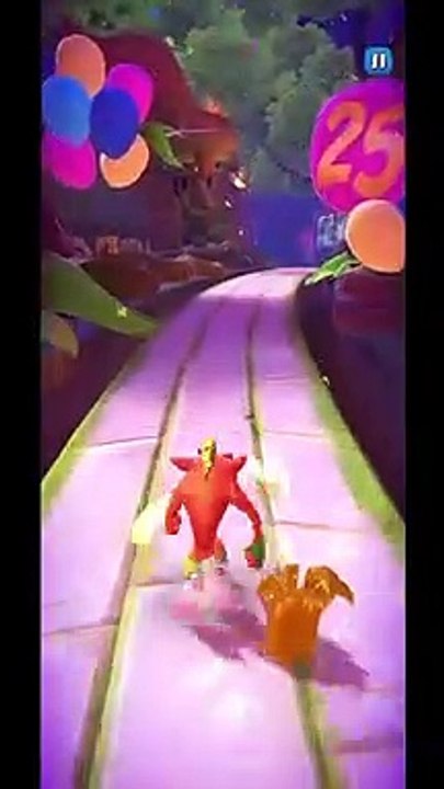 Oxide Iron Crate Battle Run Gameplay on Lost City - Crash Bandicoot: On The Run!