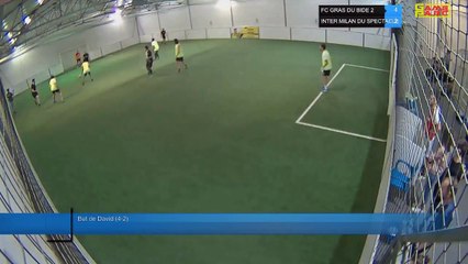 But de David (4-2) - FC GRAS DU BIDE 2 Vs INTER MILAN DU SPECTACLE - 21/09/21 21:00 - LIGUE 4