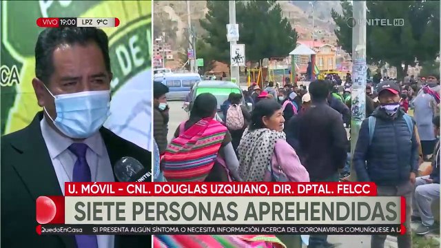 Fiscalía aprehende a siete cocaleros de los Yungas por el delito de robo agravado