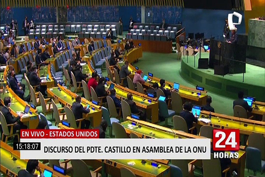 Castillo ante la ONU: “Vamos a transitar por el manejo responsable del marco macroeconómico”
