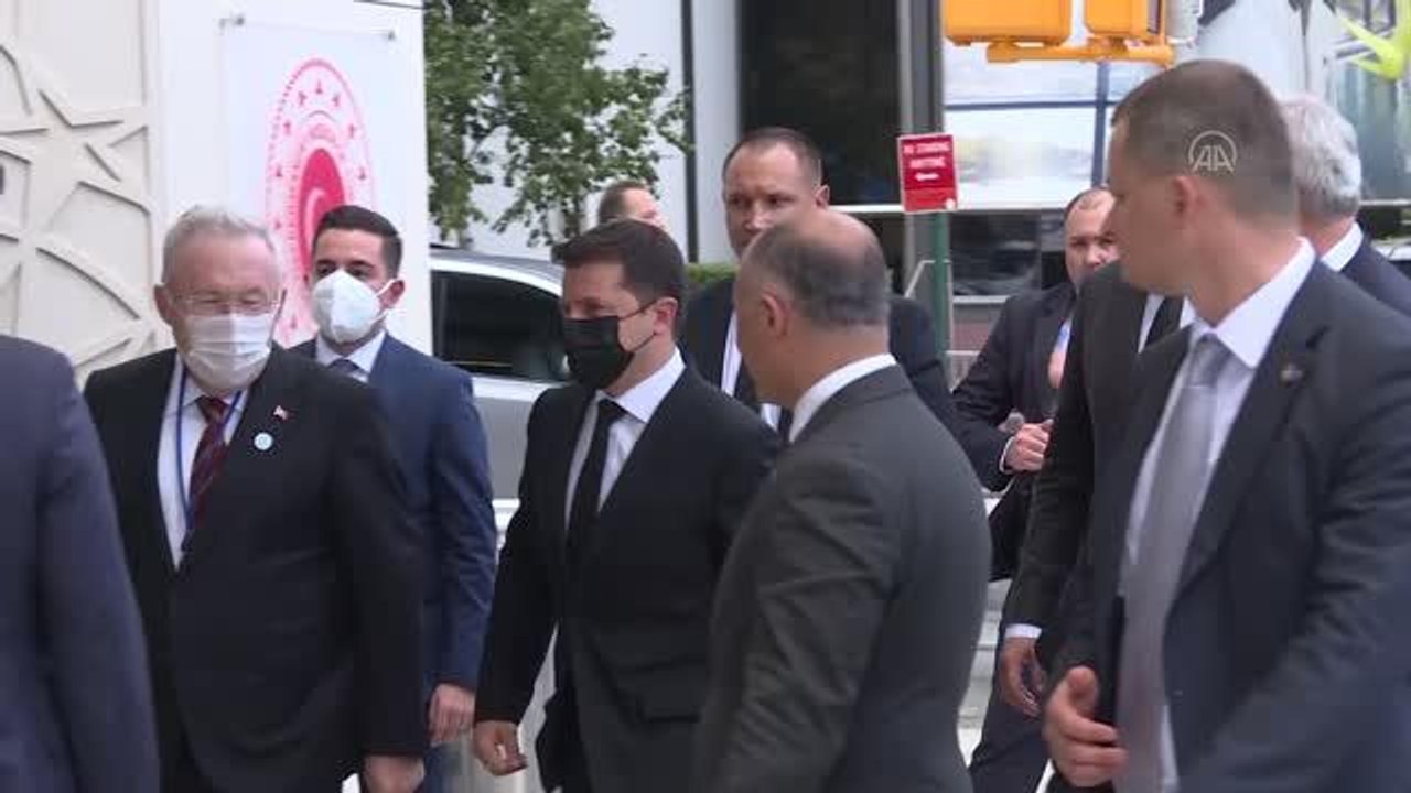 Cumhurbaşkanı Erdoğan, New York'ta, Ukrayna Devlet Başkanı Zelenskiy ile bir araya geldi