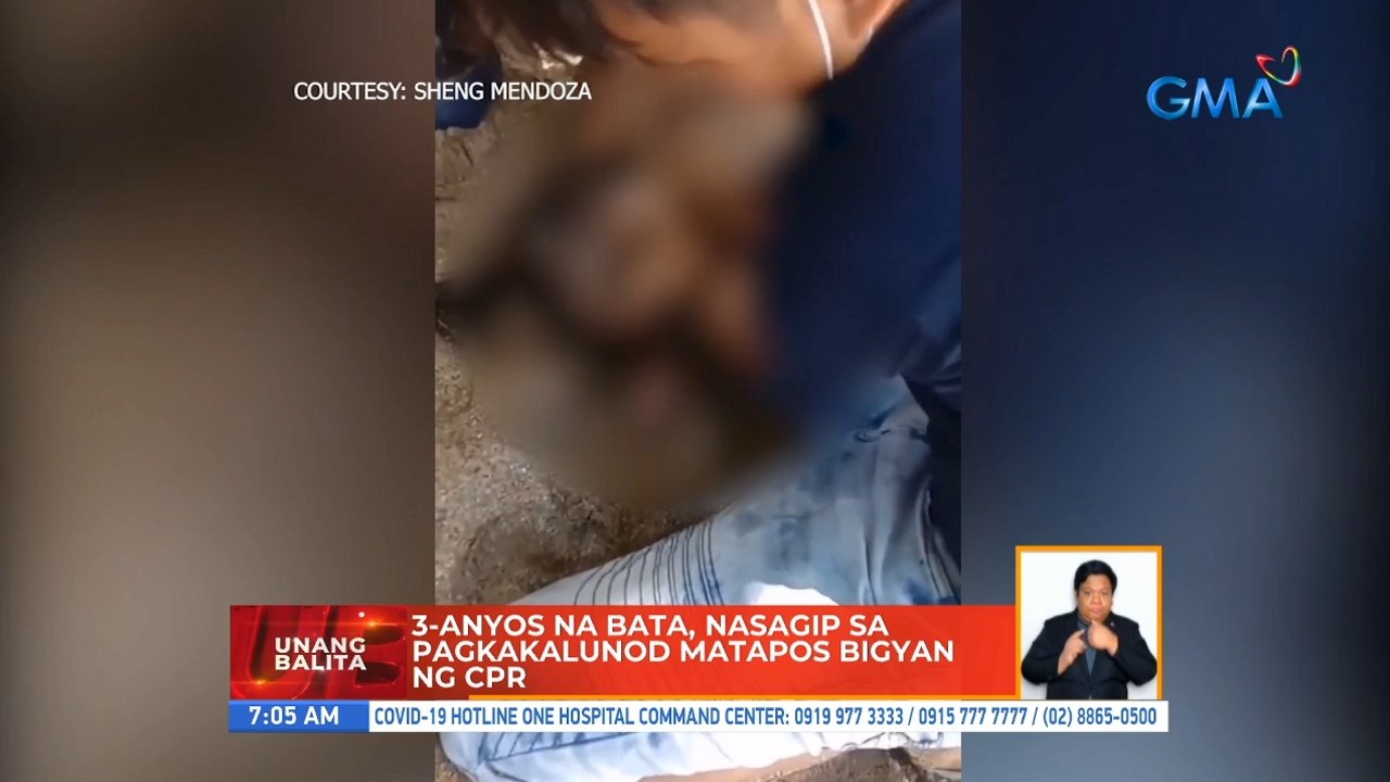 3-anyos na bata, nasagip sa pagkakalunod matapos bigyan ng CPR | UB