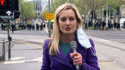 Multiple arrests near the CFMEU offices in Melbourne CBD