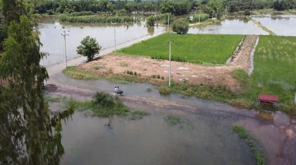 ปภ.พิมาย เตือน ปชช. เตรียมขนย้ายสิ่งของขึ้นที่สูง